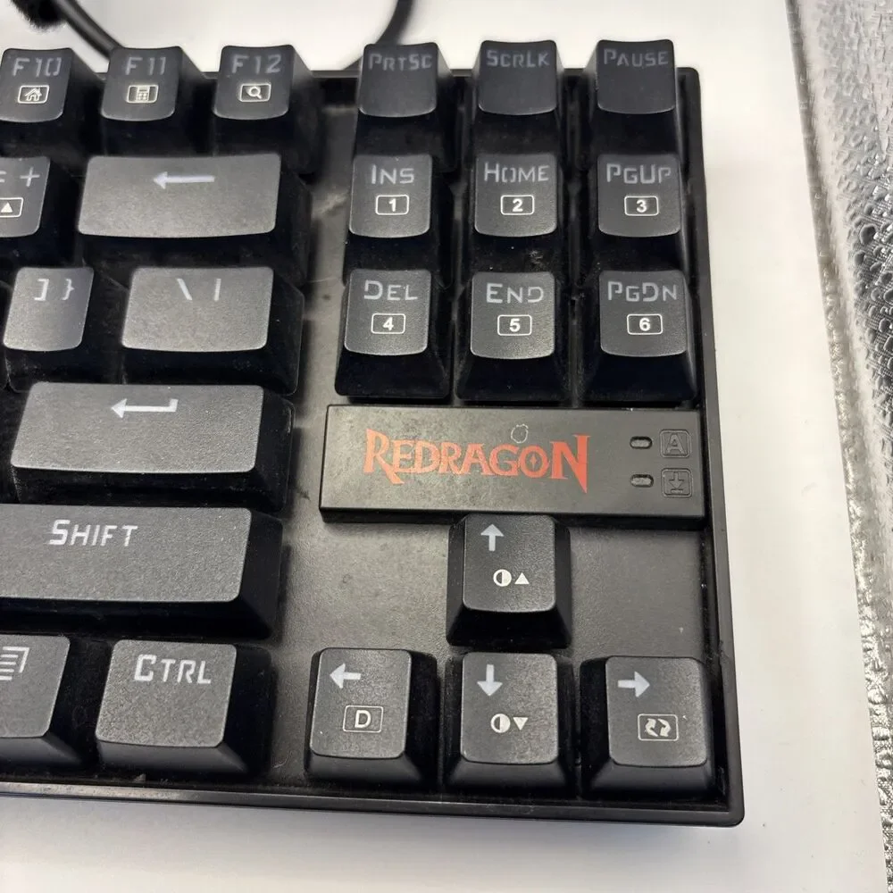 Redragon Kumara K552RGB-2 Wired Mechanical Gaming Keyboard Black USB TESTED
